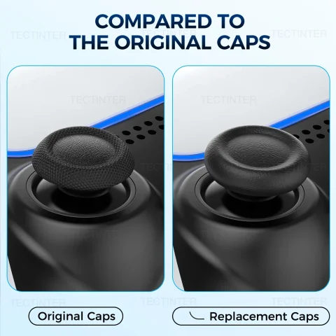 4/6/10 piezas de tapas de repuesto de Joystick para PS5/PS4 controlador de palanca de pulgar partes de reparación de la cubierta para Xbox Gamepad accesorios de juego 4