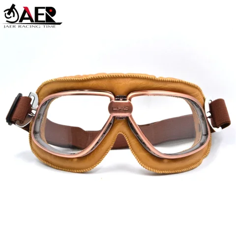 JAER motocicleta Vintage vieja escuela gafas Retro para carreras deportivas fuera de carretera piloto ciclismo gafas