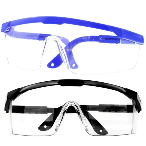 Gafas protectoras de seguridad para el trabajo, lentes transparentes para laboratorio, antisalpicaduras, a prueba de viento y polvo