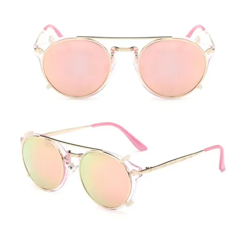 Gafas de sol abatibles Steampunk de doble capa, dos usos, cubierta abatible, gafas para ordenador, gafas de sol negras, gafas de sol para exteriores 4