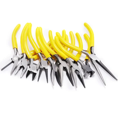 Herramientas manuales multifuncionales, alicates para joyería, equipo, alicates de corte de punta redonda para fabricación de joyas, accesorios hechos a mano