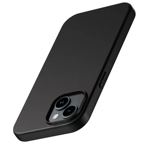 Funda suave de silicona mate de lujo para iPhone 16 15 14 Plus 13 12 Mini 11 Pro XS Max X XR SE 2 3 7 8 Plus cubierta trasera negra sólida