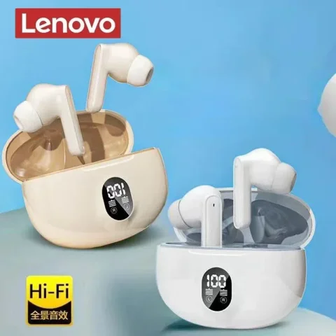 Auriculares inalámbricos Bluetooth originales Lenovo TWS, auriculares con reducción de ruido para juegos, auriculares de alta fidelidad con micrófono