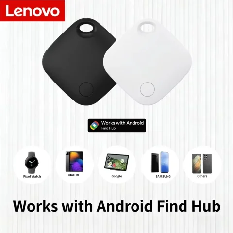 Nuevo localizador GPS Bluetooth inteligente antipérdida Lenovo Mini, compatible con Android e iOS, para llaves, mascotas, niños y billeteras.
