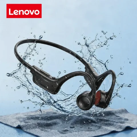 Auriculares Bluetooth Deportivos Inalámbricos Lenovo de Tipo Abierto con Cancelación de Ruido, Ideales para Correr y Ciclismo, Aptos para Hacer Ejercicio