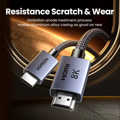 UGREEN-Cable HDMI 8K/60Hz para PS5, Cable Ultra alta velocidad, certificado 8K @ 60Hz, 48Gbps, Dolby Vision, HDCP2.3 5