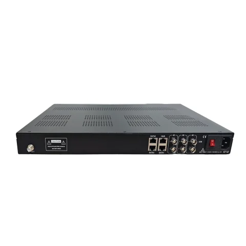 Modulador de TV por Cable de 8, 16, 24, 32 Canales IP a RF, ASI a RF, Equipo Front-End para DVB-T, ISDB-T, DVB-C, ATSC 2