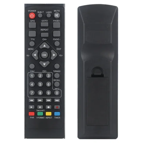 Control remoto adecuado para DVB-T2 para televisión inteligente STB HDTV para decodificador inteligente Control remoto Digital de alta definición
