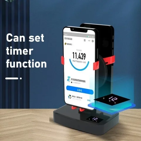 Soporte para Teléfono Inteligente con Pantalla LCD, Podómetro, Funcionamiento Silencioso, Totalmente Automático, Velocidad Variable Inteligente, Base Antideslizante