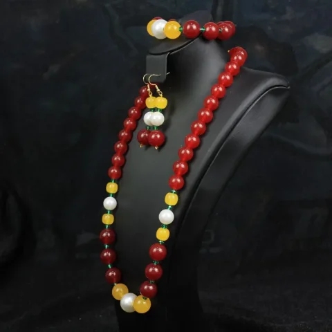 Traje rojo de estilo moderno, joyería personalizada a la moda 4