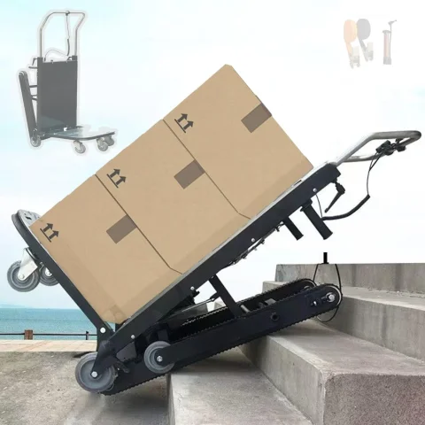 Carro eléctrico de tipo de conducción con soporte al por mayor, carritos de plataforma motorizados para exteriores, coche plano eléctrico de logística