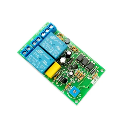 Módulo de accionamiento de Motor de 12V/24V, placa de accionamiento CC de avance y retroceso, unidad de puente de rango de apagado de 0-10 segundos con parada automática de tiempo