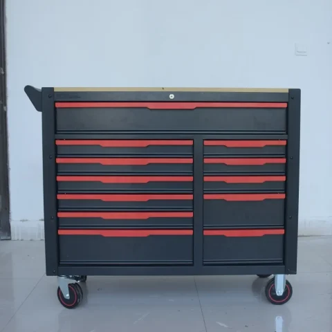 Cajón banco de trabajo de acero caja de herramientas grande carro de herramientas de reparación de automóviles