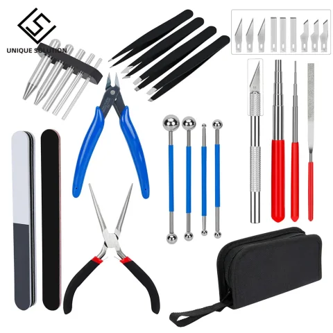 Juego de Herramientas de rompecabezas de Metal, Kits de herramientas de modelo DIY de Metal, cortadores de cables eléctricos, rompecabezas de Metal 3D, alicates de montaje, herramientas