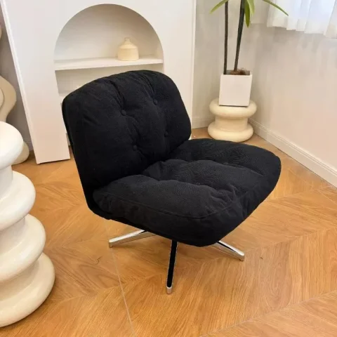 Sillón de Lujo Ligero, Individual, Estilo Medieval, de Alta Gama, para Sala de Estar, Silla de Descanso, Sofá