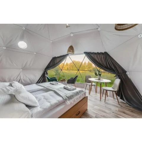 Estructura de Domo de Lujo para Negocios de Glamping con Muebles Personalizados, Interior y Servicio de Solución Completa para Negocios de Camping 5