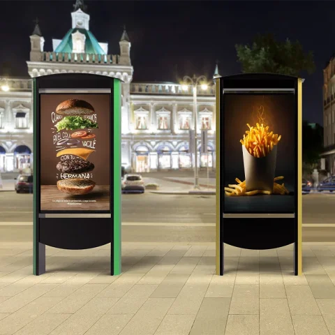Pantalla LED para Publicidad Digital, Pantalla LED Comercial para Exteriores con Sistema Android