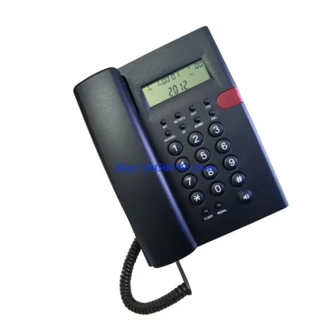 02DD K010A-1 Teléfono con cable Pantalla identificación llamadas Rellamada y pausa para hotel oficina en casa