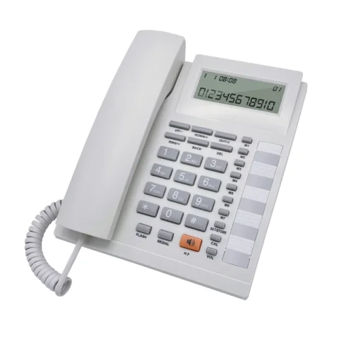 Teléfono fijo con cable, botón hogar, hotel, negocio, escritorio, 54DB