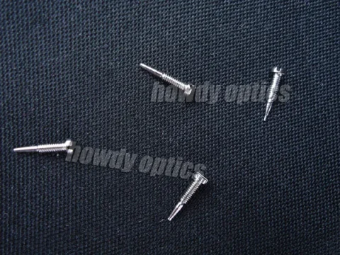 500 Uds 2,0x1,4x7,5mm gafas gafas ópticas accesorios de tornillo extremo puntiagudo tornillos autoalineadores 4