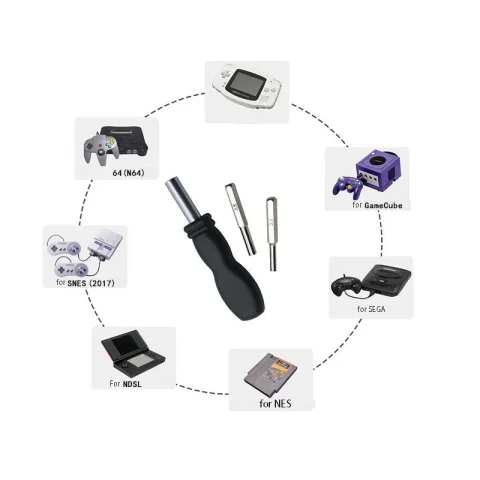 Herramienta de Desmontaje para NGC N64 SFC SEGA SS, Juego de Destornilladores, Herramienta de Reparación de Consolas de Juegos, Destornillador para Ensamblar Consolas de Juegos
