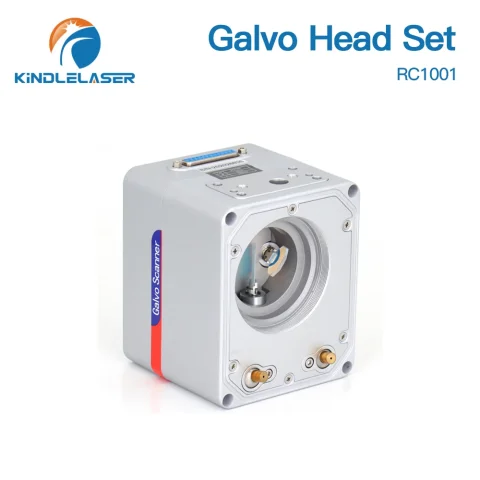Kindgelaser-escáner de escaneo láser de fibra RC1001, juego de cabezales Galvo de 10,6um, 1064nm y 355nm, galvanómetro de 10mm con fuente de alimentación 3