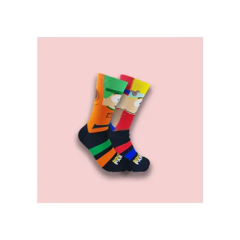 Nuevos calcetines divertidos de Anime, calcetines largos para hombre, calcetines de Cosplay Hip Hop, calcetines novedosos para monopatín, calcetines de moda para mujer 4