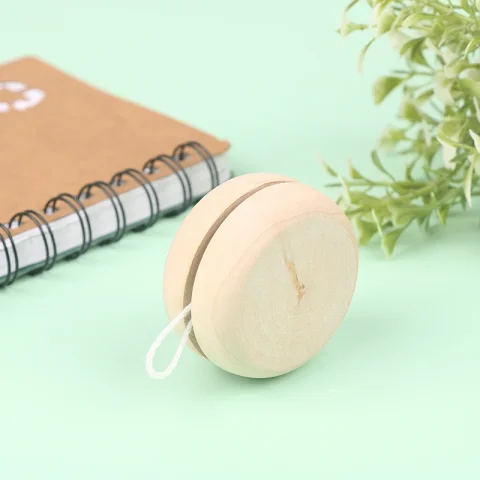 。 Nuevo juguete de madera: Mini Yo-Yo Redondo de Colores para Bebés, Bola DIY Hecha a Mano, Juguetes Creativos de Madera para Niños, Regalo Ideal 2