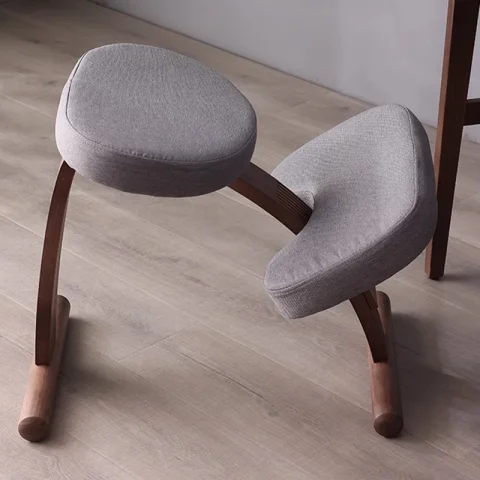 Silla de oficina de madera, sillas de escritorio ergonómicas para sala de estar, cómoda silla moderna para ordenador, sillas para una sola persona, muebles de diseño 1