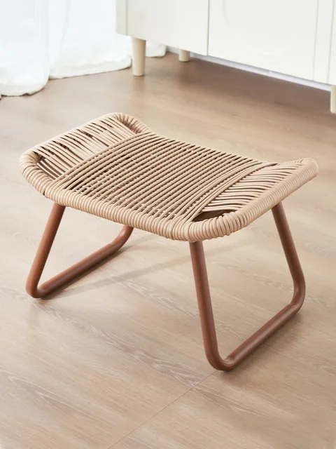Oficina interior debajo del escritorio reposapiés taburete Pedal otomano soporte de pierna asiento cambiador sofá banco de zapatos entrada 2