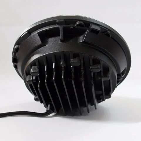 Faro Led redondo de 7 pulgadas, luz de haz Alto y Bajo para Harley Davidson Sportster Yamaha Street Glide, luz de proyector Led
