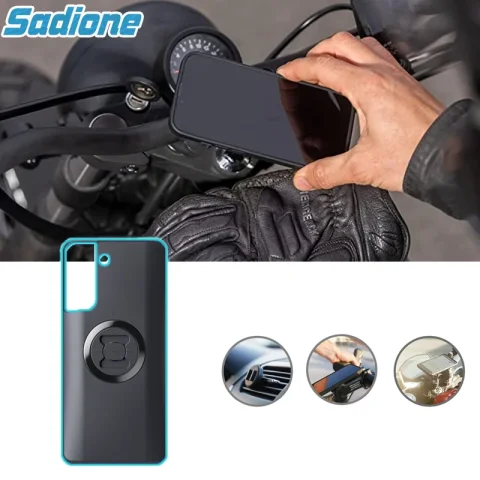 Funda para teléfono móvil conectar motocicleta bicicleta coche para Samsung Galaxy S21 5G funda para teléfono inteligente cobertura completa montaje carcasa para teléfono móvil