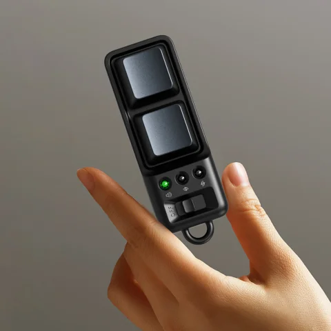 Control Remoto para Teléfono Inteligente, Anillo Multifuncional Inteligente para el Dedo, Control Remoto con Doble Botón, Portátil para Teléfono Móvil y Tableta