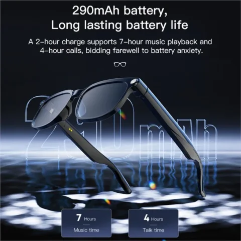 Gafas Inteligentes con Cámara Traducción IA Bluetooth Polarizadas Impermeable Deportes Smart Eyewear 1