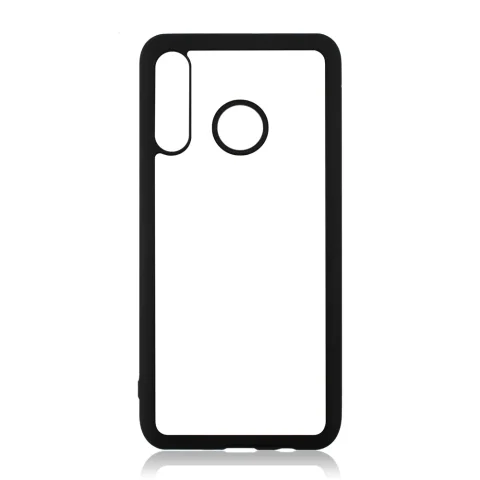 MANNIYA-funda de teléfono de goma para Huawei P50, P40 Pro, P30 Pro, P20 P Smart 2021, con insertos de aluminio, sublimación en blanco, lote de 10 unidades