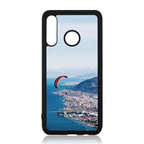 MANNIYA-funda de teléfono de goma para Huawei P50, P40 Pro, P30 Pro, P20 P Smart 2021, con insertos de aluminio, sublimación en blanco, lote de 10 unidades 3