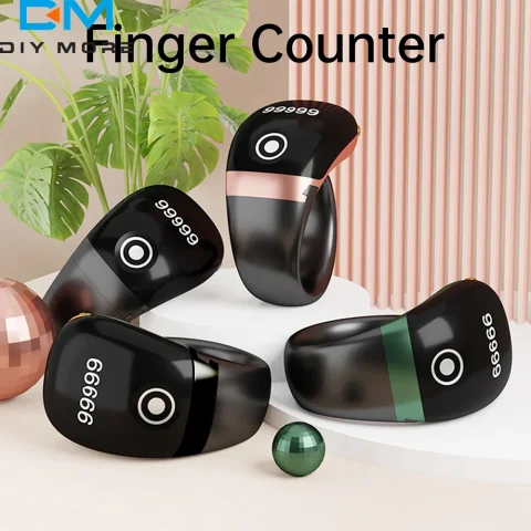 Contador de dedo con aplicación inteligente S7pro, contador electrónico Bluetooth con anillo inteligente tipo C