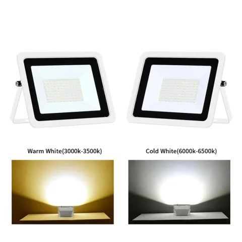 Luz de inundación LED 10W 20W 30W 50W 100W AC220V IP68 iluminación de proyector impermeable foco reflector para exteriores lámpara de pared lámpara de calle 1
