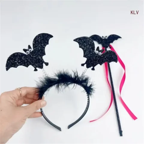 Conjunto diademas con patrón animales, diademas suaves y cómodas, postizo multicolor para damas con estilo 6XDA
