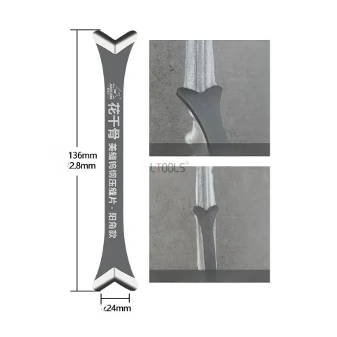 Herramienta de costura de costura hermosa de acero de tungsteno, pegamento para raspar construcción, raspador de azulejos de cerámica, herramienta profesional de pulido de espejo
