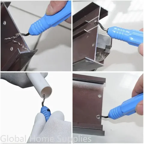 Kit de herramientas de desbarbado, cuchillo de desbarbado, gran herramienta manual para quitar rebabas con una hoja para madera/plástico/aluminio/cobre y acero