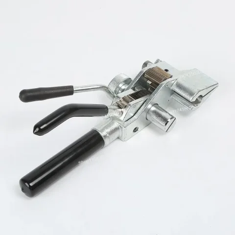 Juego de herramientas para bridas de cables de acero inoxidable: acero inoxidable con pistola de sujeción de trinquete y alicates de corte