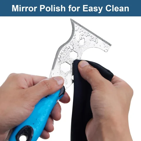 Herramienta de pintores de acero inoxidable, cuchillo de masilla multiusos, raspador de pintura con extremo de martillo de Metal para pintar madera, suministros de trabajo de paneles de yeso 4