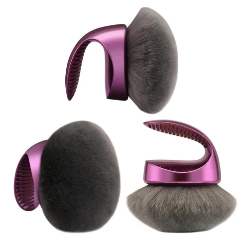 Brocha Kabuki para Cuerpo Beauty Blend & Blur, Cerdas Veganas, Aplicador Profesional para Difuminar, Brocha Extra Grande para Polvo, Rubor y Base 5
