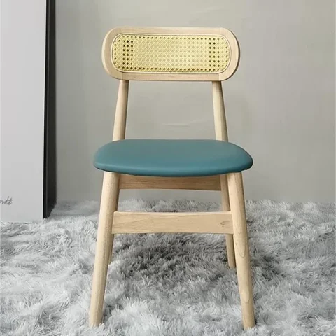Sillas de comedor cómodas, muebles tapizados para restaurante