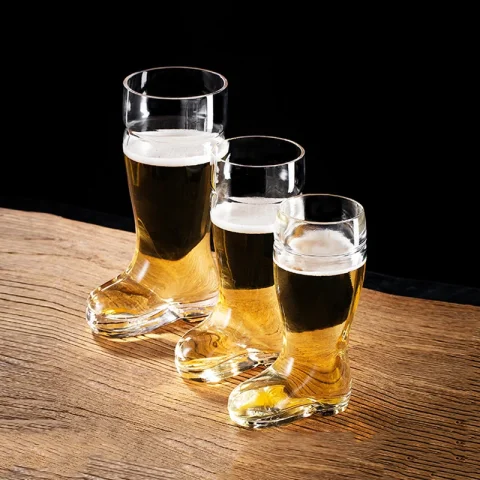 Botas de cristal creativas, vasos de cerveza, zapatos personalizados, tazas, jugo, cóctel, whisky, taza de agua, tazas de café, Latte, botellas de agua