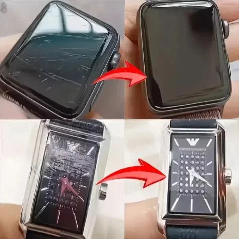 Reparación de arañazos en vidrio, restaura la claridad y el efecto de superficie lisa, adecuado para ventanas de automóviles, parabrisas, lentes de gafas, etc. 2