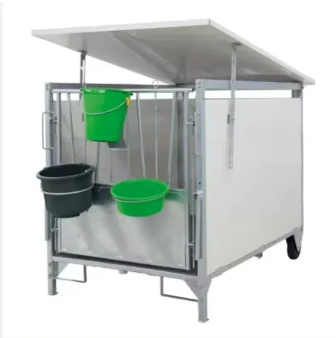 Valla de acero para terneros, refugio, establo, valla para patio, tablero protector, ecológico e impermeable