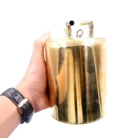 Herramientas de joyería de acero inoxidable para soldar cobre, fusión de oro y plata, con válvula de Gas a prueba de explosiones y accesorios de tanque de aceite