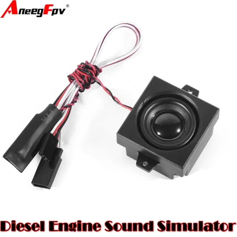 Simulador de Sonido de Motor Diésel para Modelos de Coches y Aviones a Escala 1/10, 1/8, 1/6 2